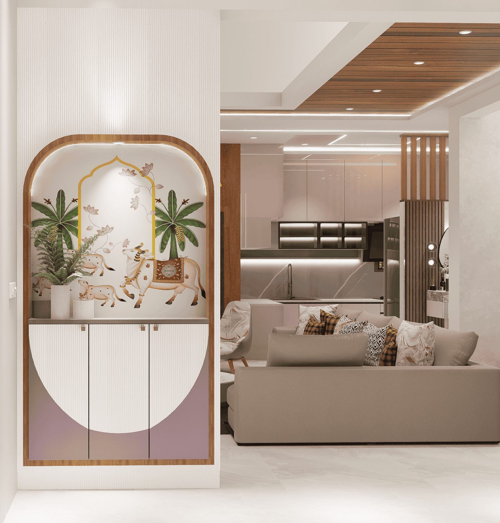 modernliving room interiors in shimoga